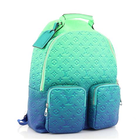 louis vuitton backpack blue|Louis Vuitton backpack anklet.